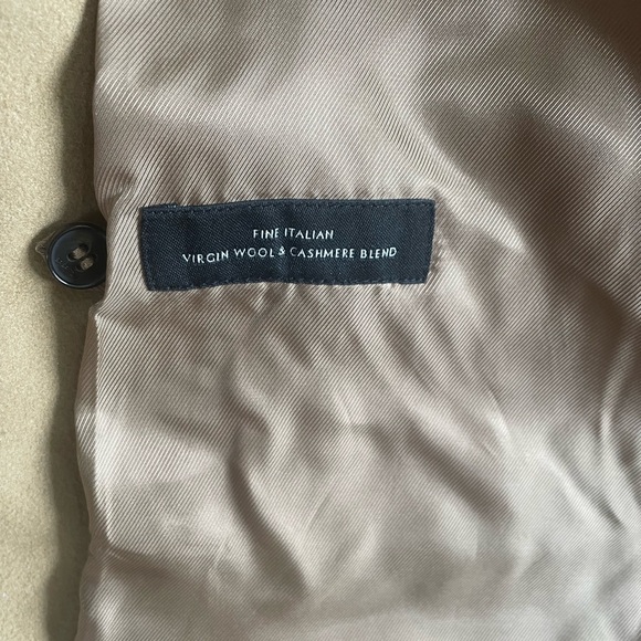 Babaton Aritzia Tan Pearce Pea Coat XS Wool Cashmere - Picture 11 of 16